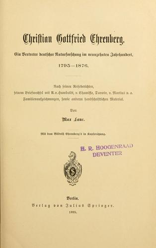 Christian Gottfried Ehrenberg