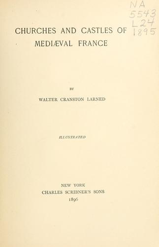 Churches and castles of mediæval France