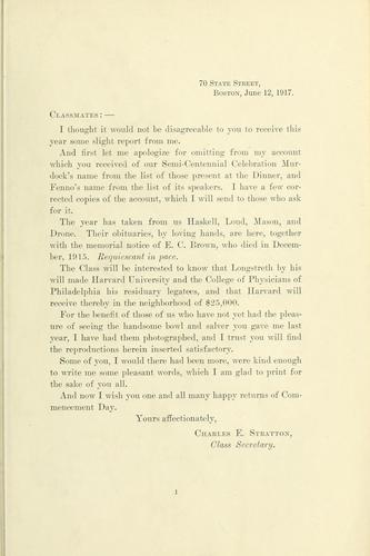 Class of 1866, Harvard College: Commencement