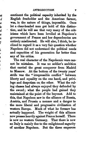 The First Napoleon: A Sketch, Political and Military