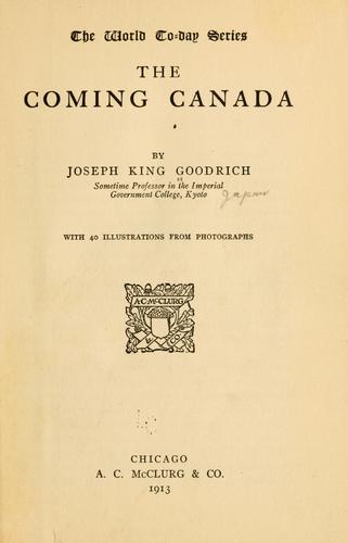 ... The coming Canada
