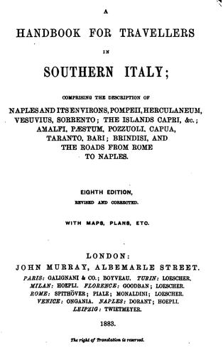 A Handbook for Travellers in Southern Italy