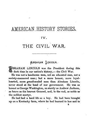 American History Stories