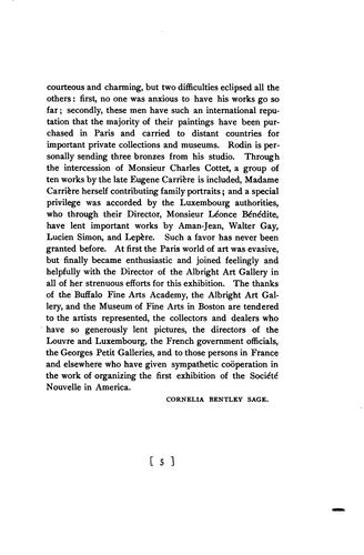 Catalogue of an Exhibition of Works by the Members of the Socíéte de ..