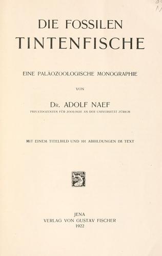 Die fossilen Tintenfische