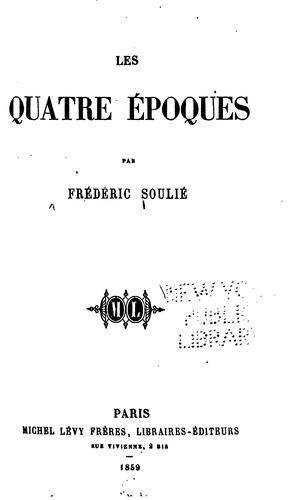 Les quatre époques