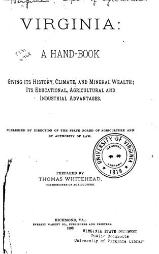 Virginia, a hand-book