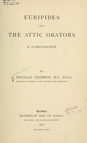 Euripides and the Attic orators