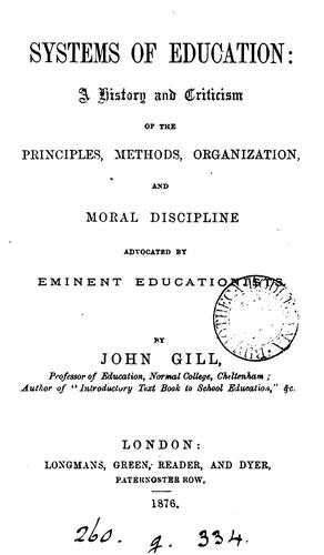 Systems of education