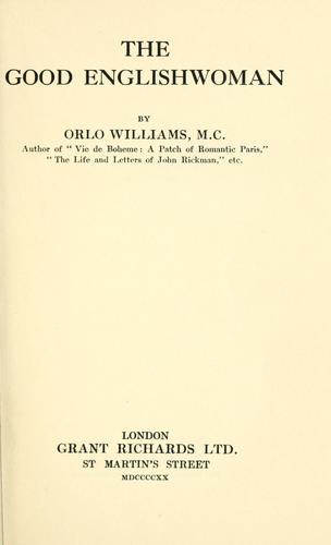 The good Englishwoman