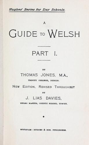 A guide to Welsh, part I