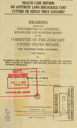 Health care reform