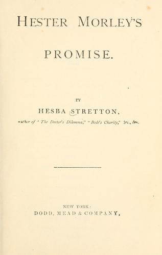 Hester Morley's promise