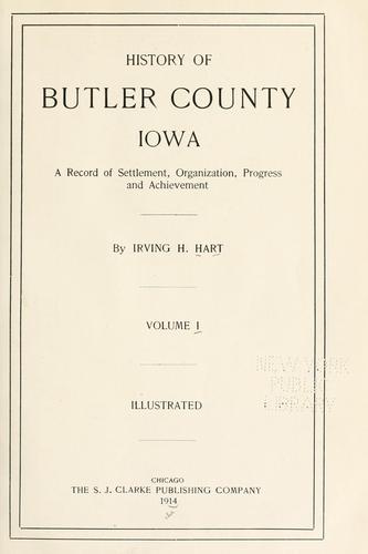 History of Butler County, Iowa