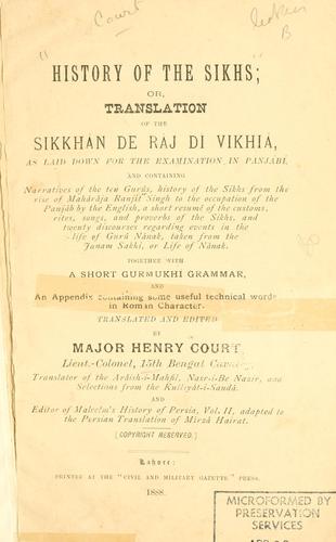History of the Sikhs