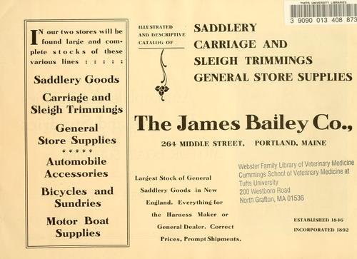 Illustrated and descriptive catalog of saddlery, carriage and sleigh trimmings, general store supplies