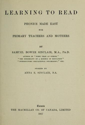 Learning to read