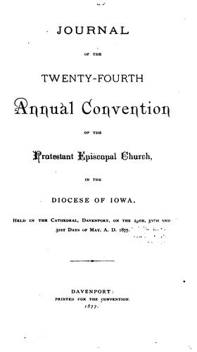 Journal of the ... Annual Convention, Diocese of Iowa