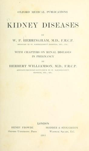 Kidney diseases