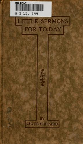 Little sermons for to-day