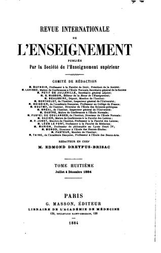 Revue internationale de l'enseignement