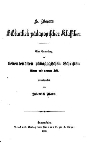 Pädagogische Schriften
