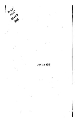 Mediation and Arbitration Laws of the United States. July 15, 1913