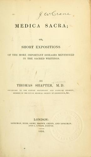 Medica sacra