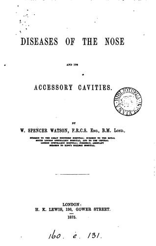 Diseases of the nose and its accessory cavities