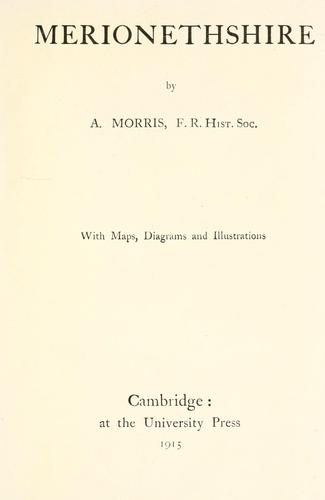 Merionethshire