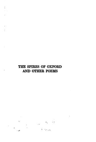 The spires of Oxford