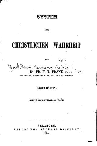System der christlichen Wahrheit