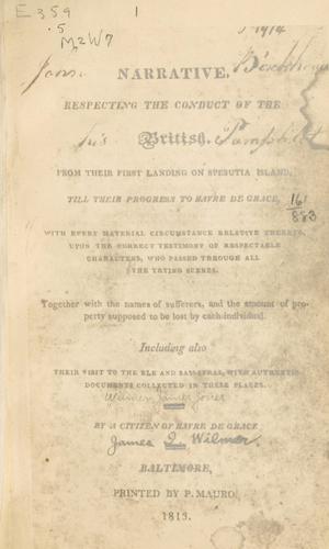 Narrative, respecting the conduct of the British..