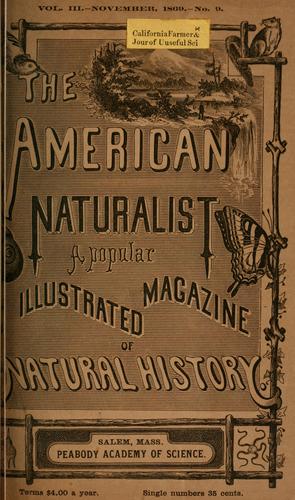 The naturalist in California