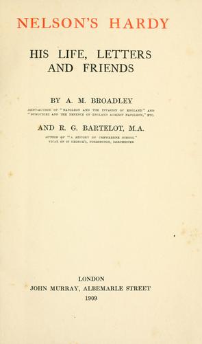 Nelson's Hardy