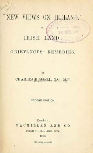 "New views on Ireland,"