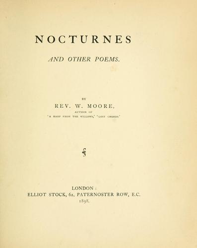 Nocturnes and other poems