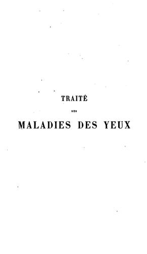 Traite des maladies des yeux