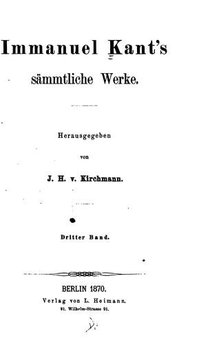 Sämmtliche Werke