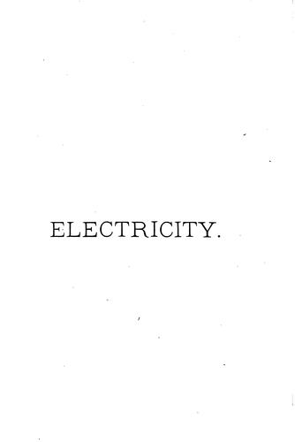 Electricity in medicine and surgery
