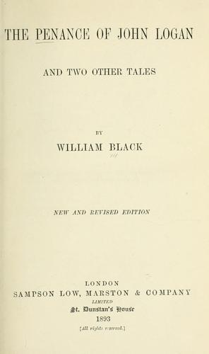 The penance of John Logan and two other tales