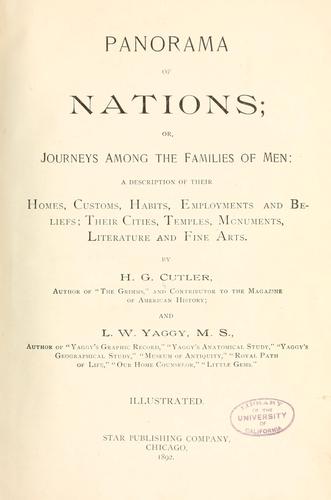 Panorama of nations, or, Journeys among the families of men