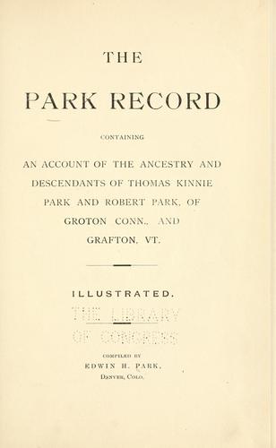 The Park record
