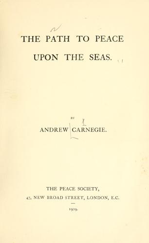 The path to peace upon the seas