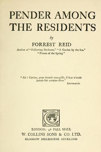 Pender among the residents