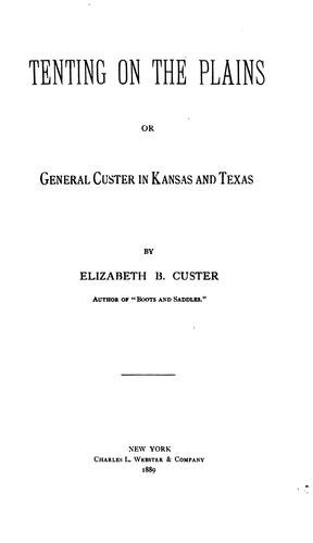 Tenting on the Plains