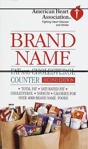 Brand name fat and cholesterol counter