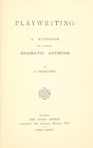 Playwriting