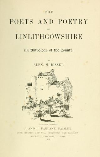 The poets and poetry of Linlithgowshire