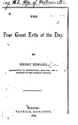 The Four Great Evils of the Day